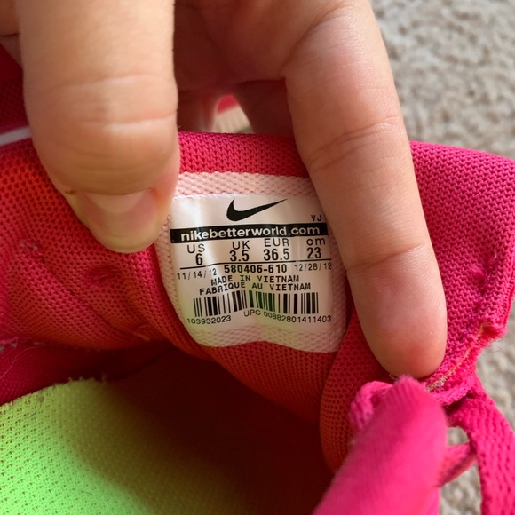 NIKE FREE RUN 4.0 SIZE 6 HOT PINK - Picture 6 of 6